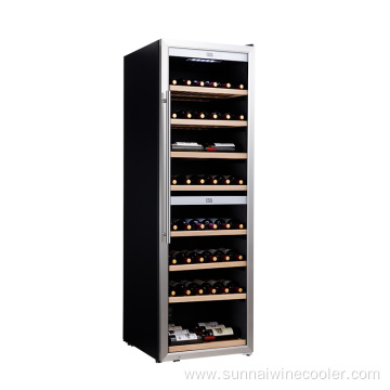 Tall Wine Fridge Compressor Refrigerated Wine Cooler